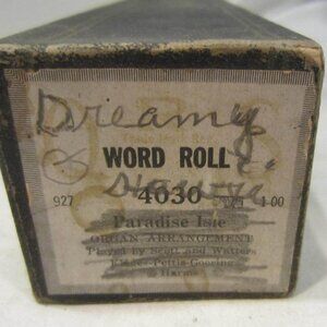 PLAYER PIANO music scroll QRS Word Roll 1417 Dreamy Hawaii Waltz Vintage